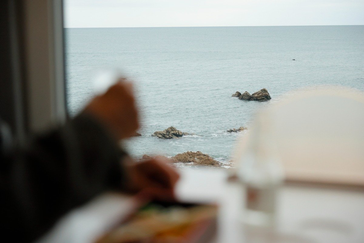 新潟の海を眺めながら新潟の料理を味わう。これも「海里」ならではの楽しみ方