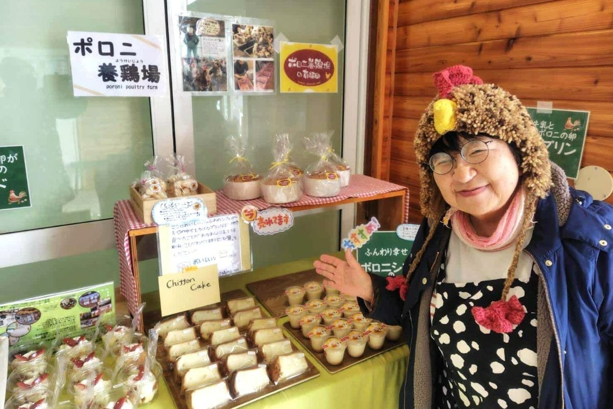 「ポロニ養鶏場」のスイーツは即完売となる人気商品