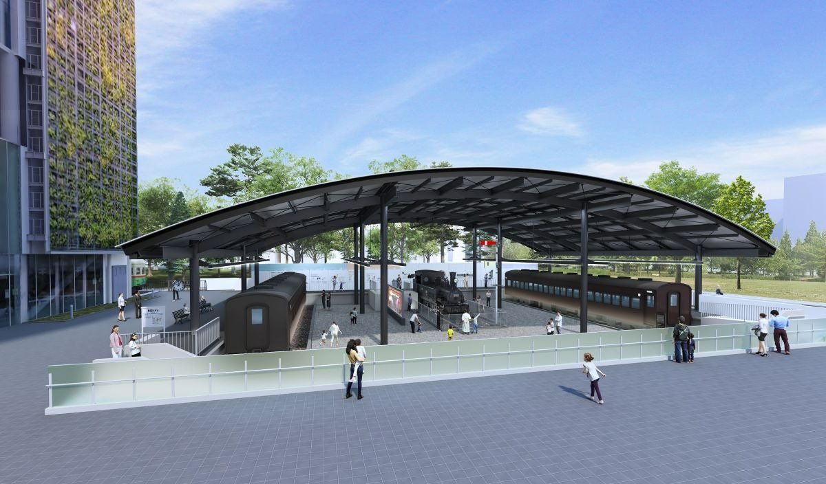 名古屋市科学館屋外展示場にオープンする「鉄道ひろば」