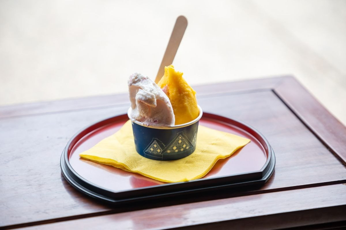 ジェラートのトリプル（3種盛り）670円