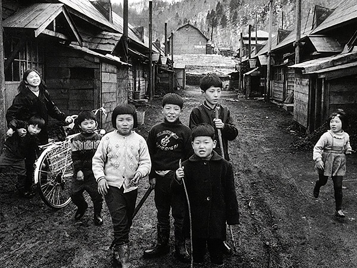 岩見沢にあった万字（まんじ）炭鉱の住宅地