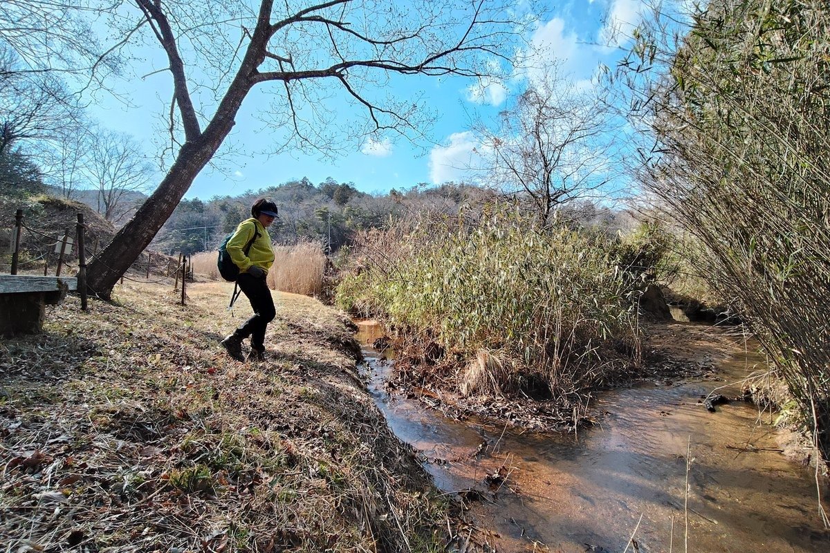 血吸川の源流付近