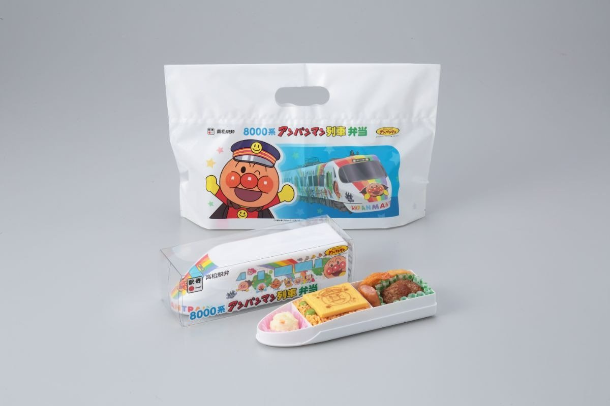 「8000系アンパンマン列車弁当」1800円　©やなせたかし／フレーベル館・TMS・NTV