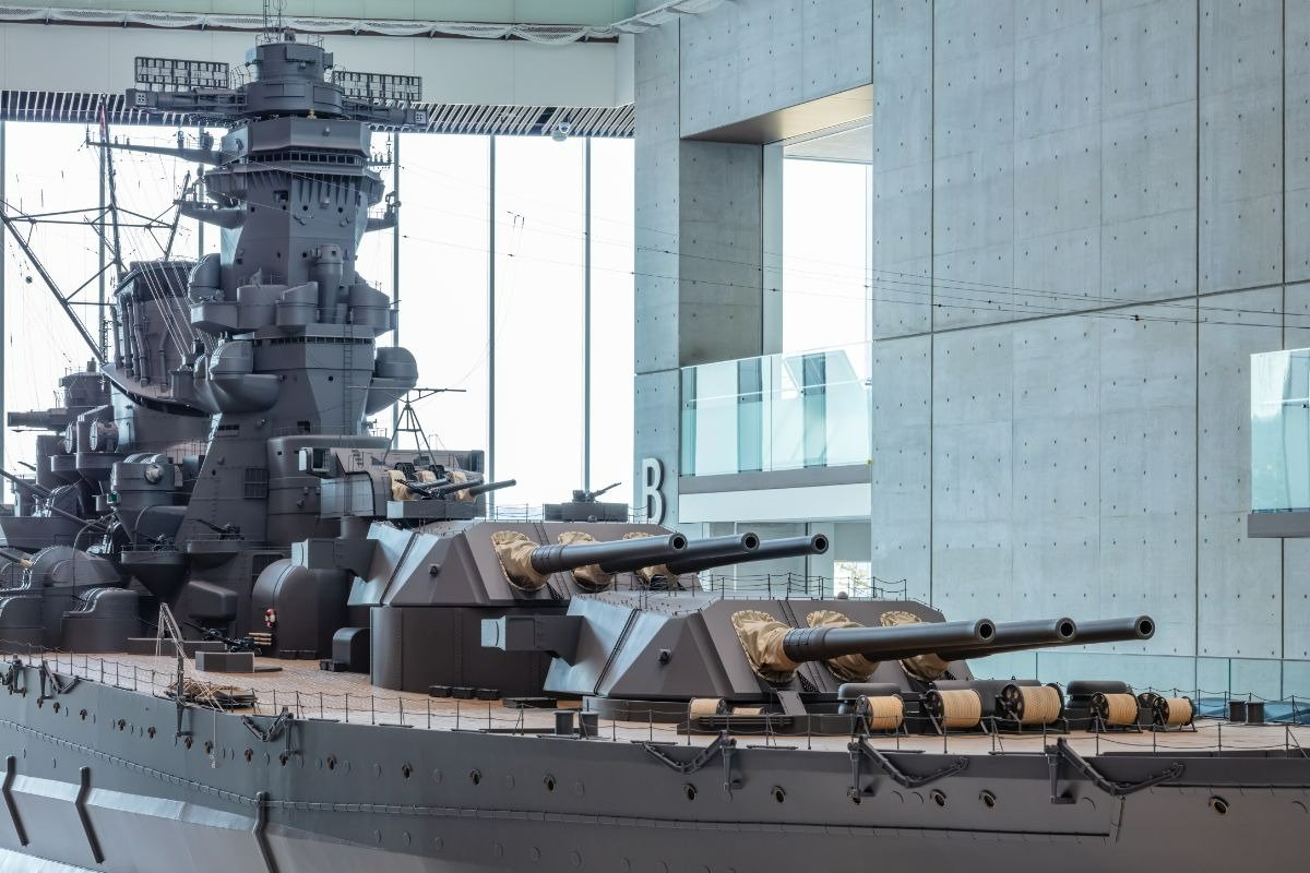 リニューアルした10分の1戦艦「大和」