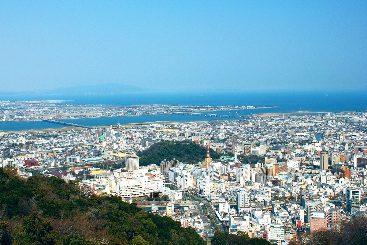 眉山展望台からの眺め
