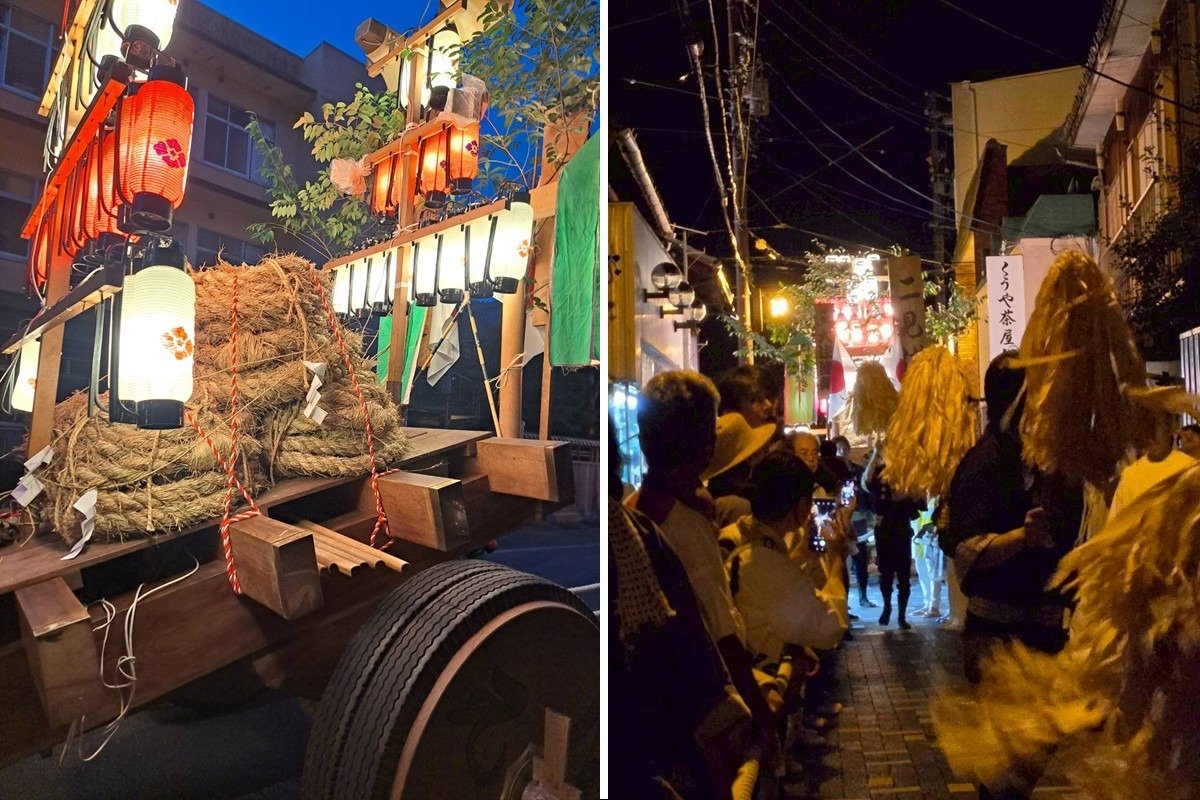 ７年ぶりに復活した夫婦岩の「二見大祭しめなわ曳」