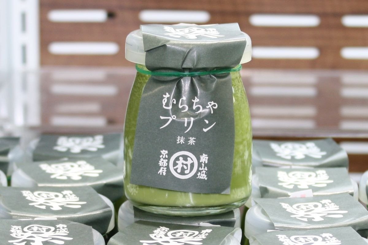 とろりとして口溶けのよい「むらちゃプリン 抹茶」500円