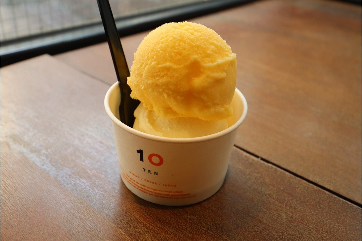 ジェラートも9種から。シングル400円、ダブル650円
