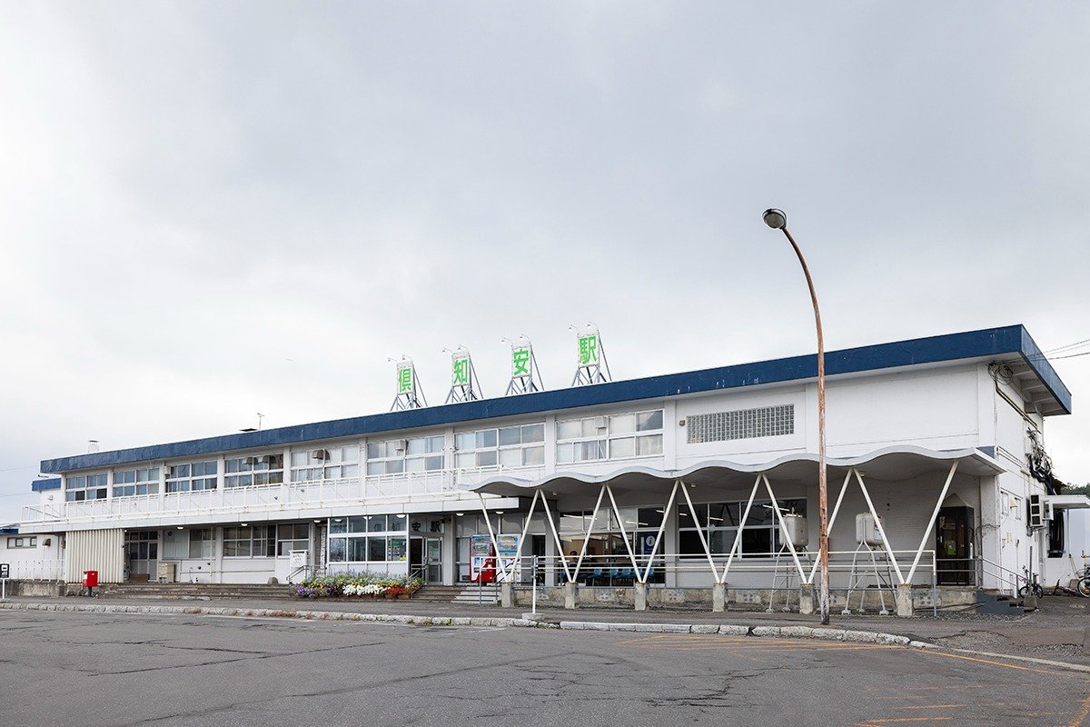 新幹線工事中の倶知安駅
