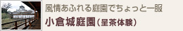 風情あふれる庭園でちょっと一服 小倉城庭園（呈茶体験）