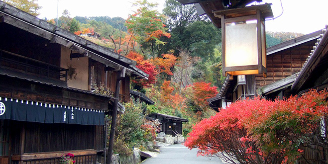 妻籠宿（01）紅葉の宿場町