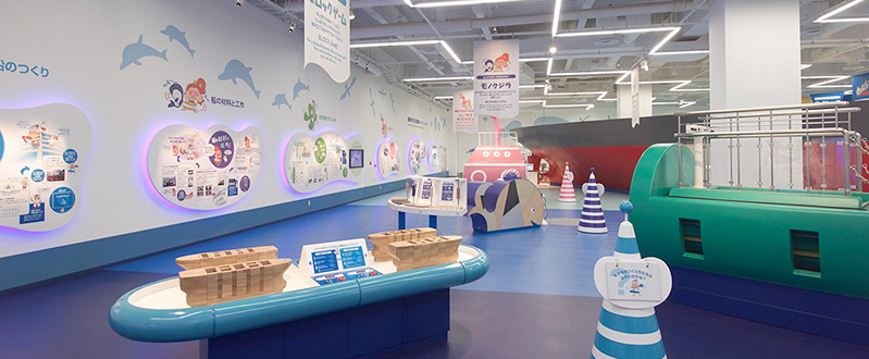 大和ミュージアム内3F
「船をつくる技術」展示室
