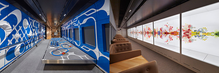 現美新幹線内観