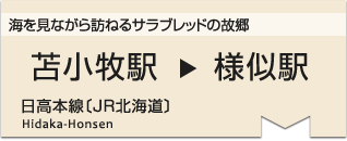 海を見ながら訪ねるサラブレッドの故郷　苫小牧駅⇒様似駅・日高本線〔JR北海道〕