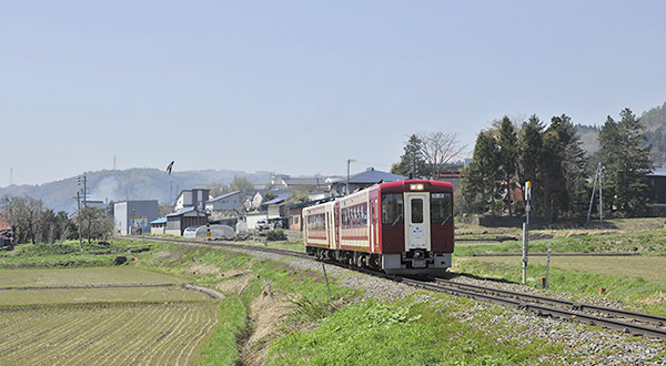人気のローカル線飯山線の
観光列車「おいこっと」


