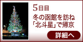 5日目 冬の函館を訪ね 「北斗星」で帰京