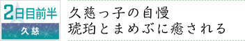 2日目前半｜久慈｜久慈っ子の自慢 琥珀とまめぶに癒される