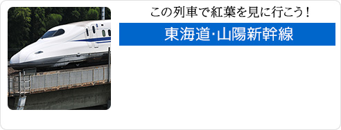 この列車で紅葉を見に行こう！　東海道・山陽新幹線