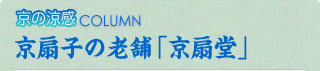 京の涼感COLUMN 京扇子の老舗「京扇堂」