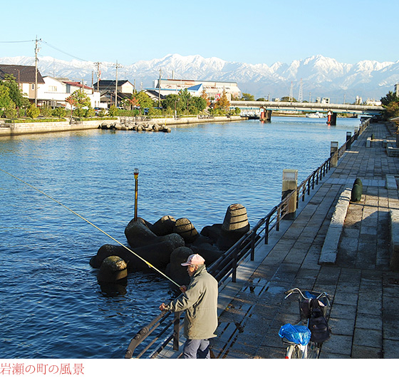 岩瀬の町の風景