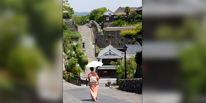 全国でも珍しい
サンドイッチ型城下町とは？

