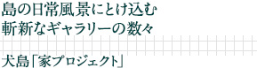島の日常風景にとけ込む斬新なギャラリーの数々｜犬島「家プロジェクト」