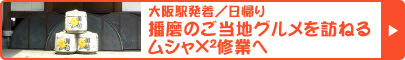 大阪駅発着／日帰り　播磨のご当地グルメを訪ねるムシャ×2修業へ