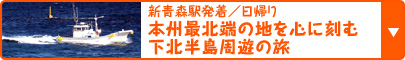 新青森駅発着／日帰り 本州最北端の地を心に刻む下北半島周遊の旅
