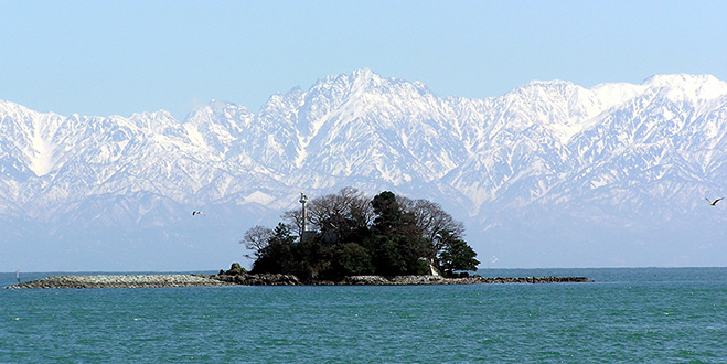 NATURE 唐島と立山連峰